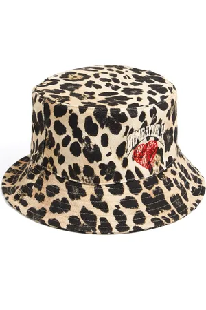 Bimba y Lola Fischerhut mit Tiere-Print