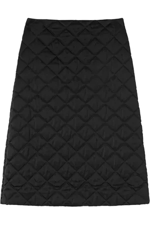 Jil Sander Gesteppter Midirock in A-Linie