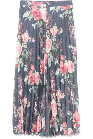 JUNYA WATANABE Midirock mit Blumen-Print