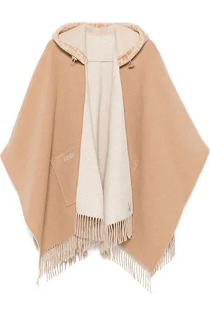 Fendi Cape mit Kapuze
