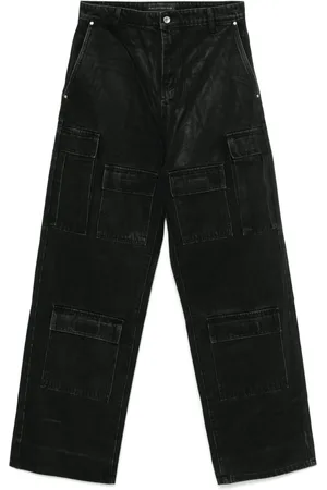 Who Decides War Gewachste Cargo-Jeans