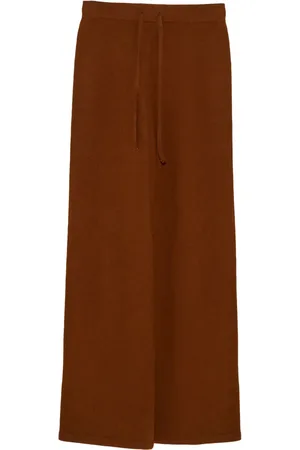 YVES SALOMON Gestrickte Hose mit weitem Bein