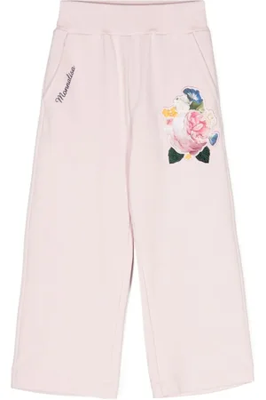 MONNALISA Hose mit Logo-Stickerei