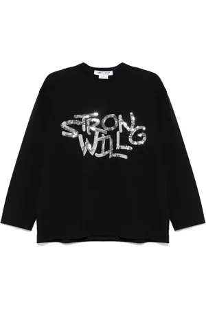 Comme des Garçons T-Shirt mit Pailletten