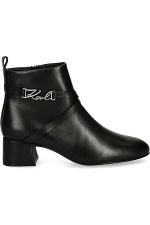 Karl Lagerfeld Stiefeletten mit Logo 50mm