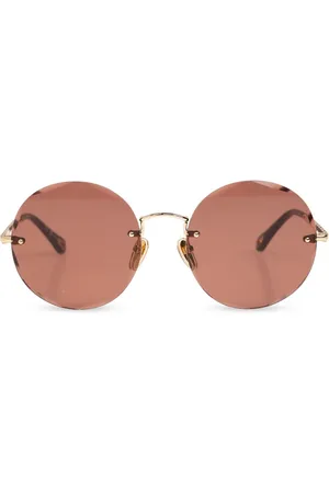 Chloé Runde Sonnenbrille im Oversized-Look