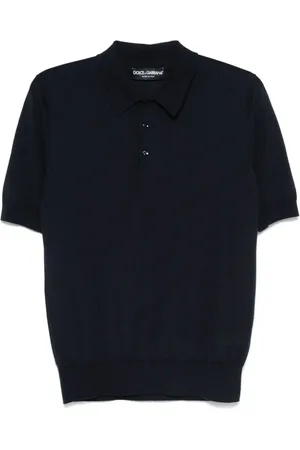 Dolce & Gabbana Fein gestricktes Poloshirt
