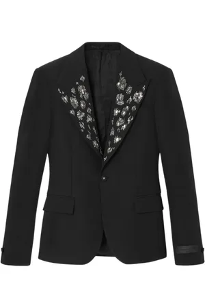 VERSACE Verzierter Grain-de-Poudre-Blazer