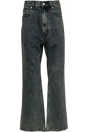 Izzue Ausgeblichene Straight-Leg-Jeans
