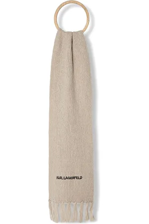 Karl Lagerfeld Schal mit Logo-Stickerei