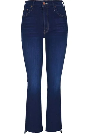 Mother Jeans mit asymmetrischem Saum