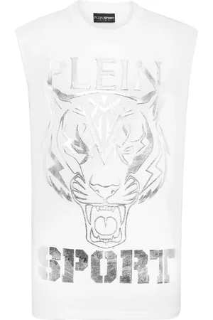 Philipp Plein Trägershirt mit Tiger-Print