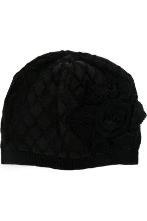 Balmain Beanie mit Blumenapplikation