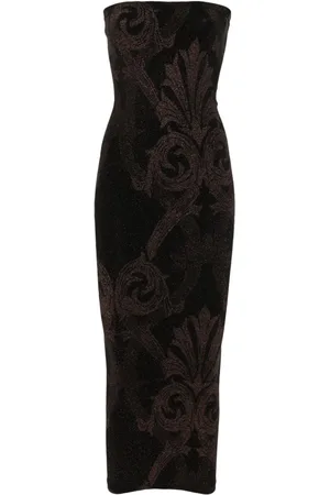 Wolford X ETRO Jacquard-Midikleid mit Blumenmuster