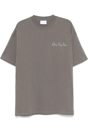 BLUE SKY INN T-Shirt mit Logo-Stickerei