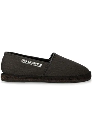 Karl Lagerfeld Espadrilles mit Logo-Stickerei