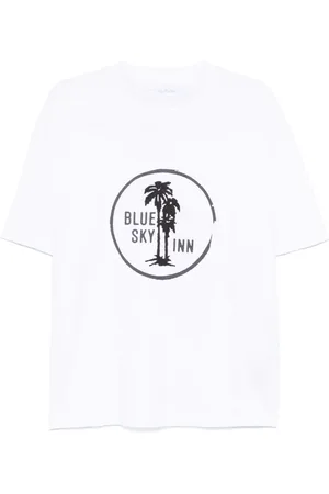 BLUE SKY INN Palm T-Shirt mit Logo-Print