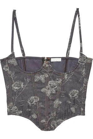 FLEUR DU MAL Bustier aus No Cup-Jacquard
