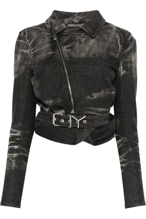 Y / PROJECT Gewickelte Jeansjacke