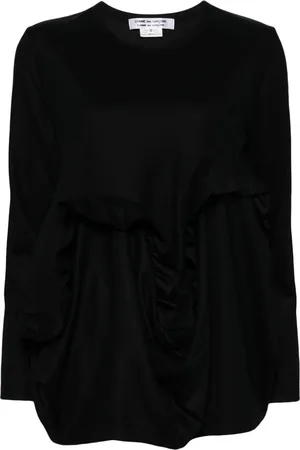Comme des Garçons Gerüschtes T-Shirt
