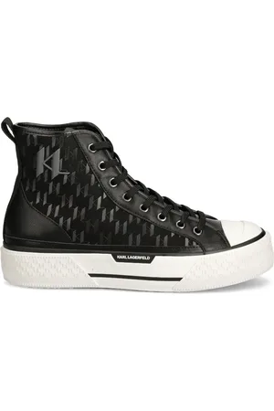 Karl Lagerfeld High-Top-Sneakers mit Jacquard-Logo