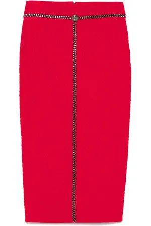 Elisabetta Franchi Midirock mit Kettendetail