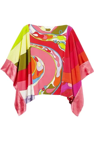Puccini Kaftan mit Orchidee-Print