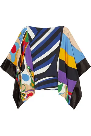 Puccini Seidenkaftan mit Print