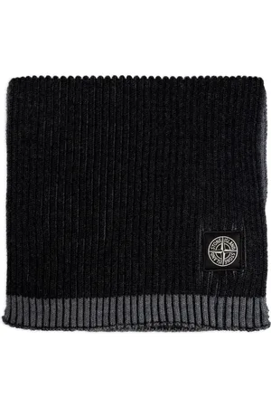 Stone Island Schal aus Vanisé-Strick