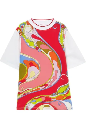 Puccini T-Shirt mit Orchidee-Print