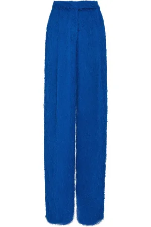 Oscar de la Renta Weite Hose mit Fransen