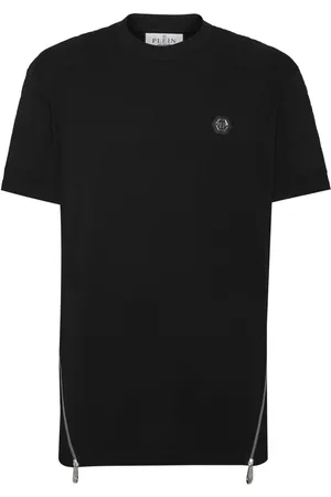 Philipp Plein T-Shirt mit Reißverschlussdetail