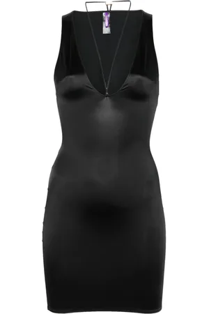 MAISON CLOSE Minikleid mit V-Ausschnitt