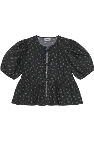 Ganni Bluse mit Schößchen