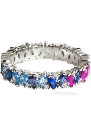 Lark & Berry Rainbow Veto Ring mit Diamanten