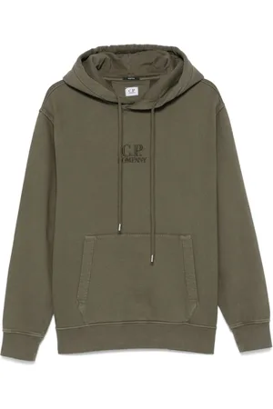C.P. Company Hoodie mit Logo-Stickerei