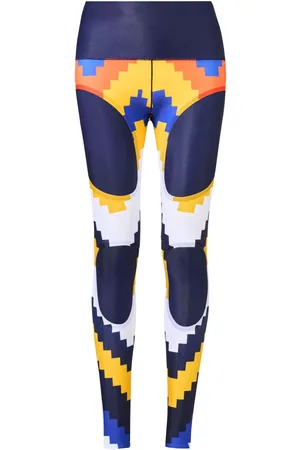 Perfect Moment Kompressions-Leggings mit Zickzack-Print