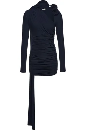 MAGDA BUTRYM Minikleid mit Blumenapplikation