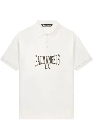 Palm Angels Poloshirt mit Logo-Print