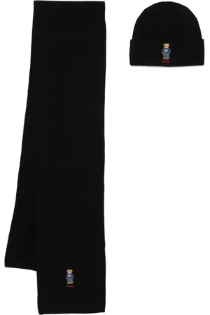 Ralph Lauren Schal-Set mit Polo Bear-Motiv