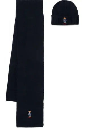 Ralph Lauren Schal-Set mit Polo Bear-Motiv