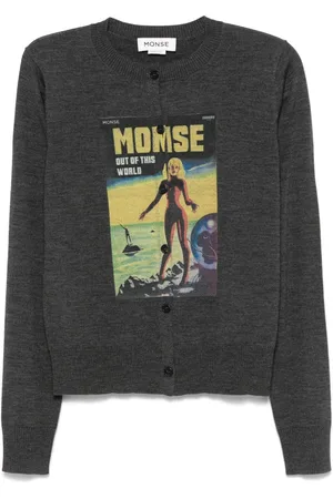 MONSE Cardigan mit Lady-Print