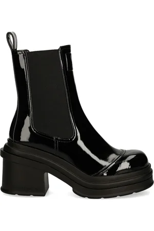 Armani Exchange Stiefel in Lackoptik