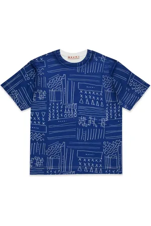 Marni T-Shirt mit grafischem Print