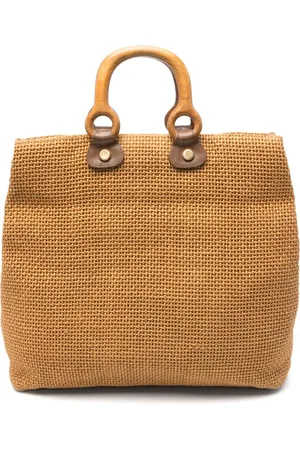 Salvatore Ferragamo 1970s Tote Bag aus Raffiabast