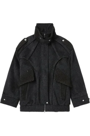 Kiko Kostadinov Bomberjacke mit Kontrasteinsätzen