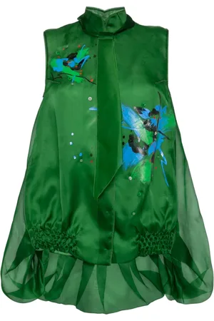 SHIATZY CHEN Top mit Blumen-Print