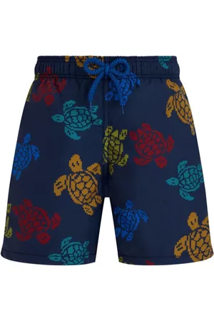 Vilebrequin X Falke Ronde des Tortues Tricot Badeshorts