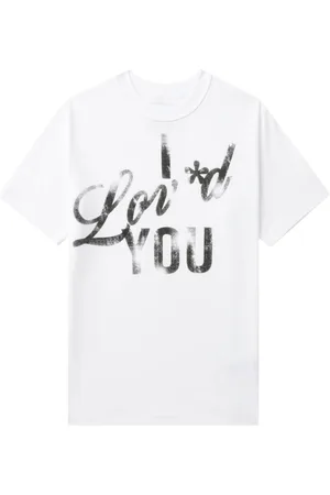 3.1 Phillip Lim T-Shirt mit Slogan-Print