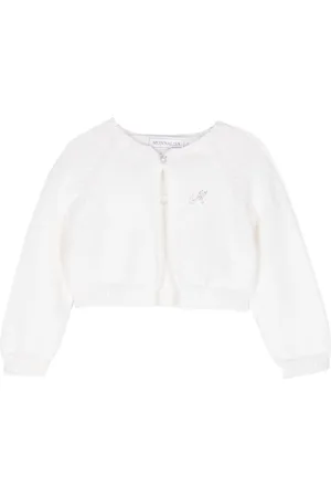 MONNALISA Cardigan mit Kristall-Logo